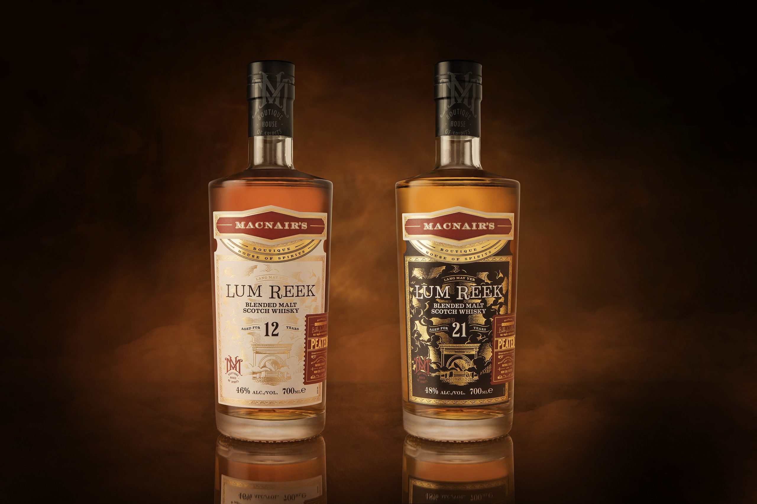 MacNair's Boutique House of Spirits Lum Reek Blended Malt The GlenAllachie