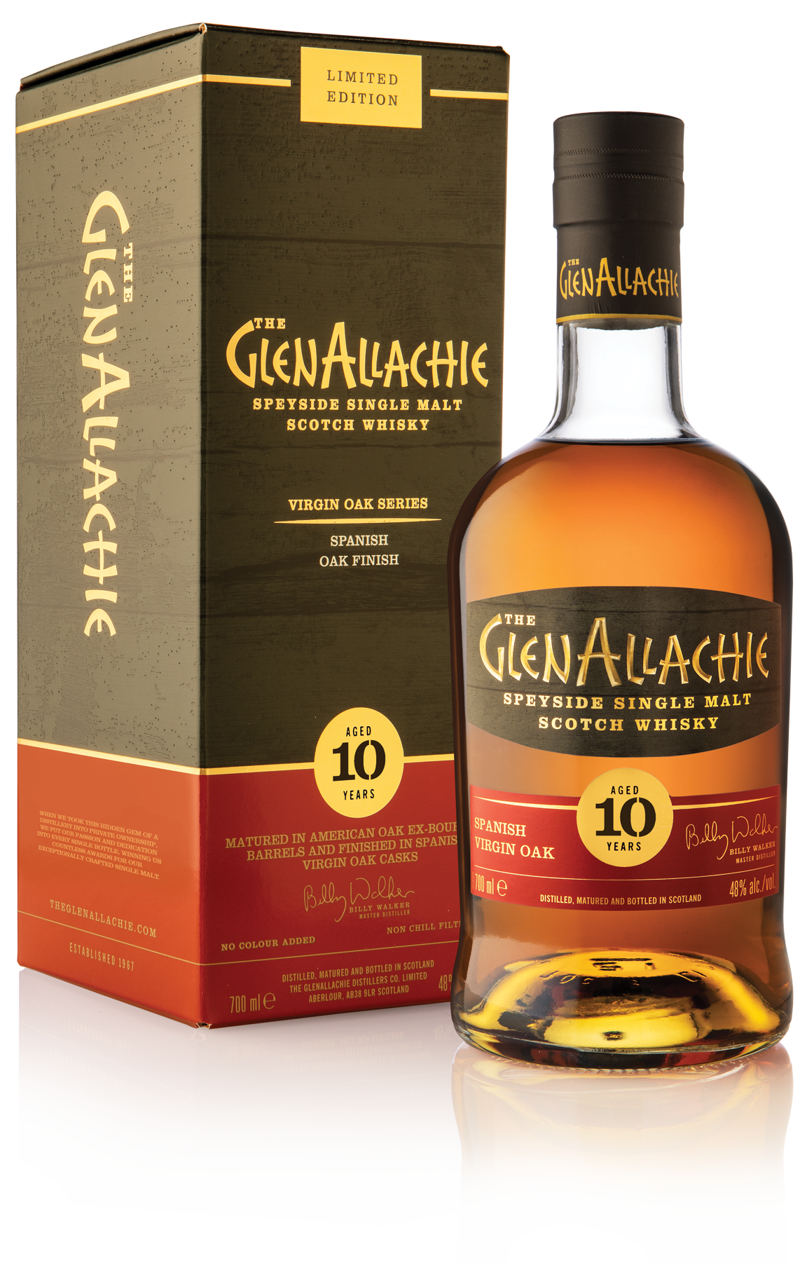 The GlenAllachie 10 Year Old Spanish Virgin Oak