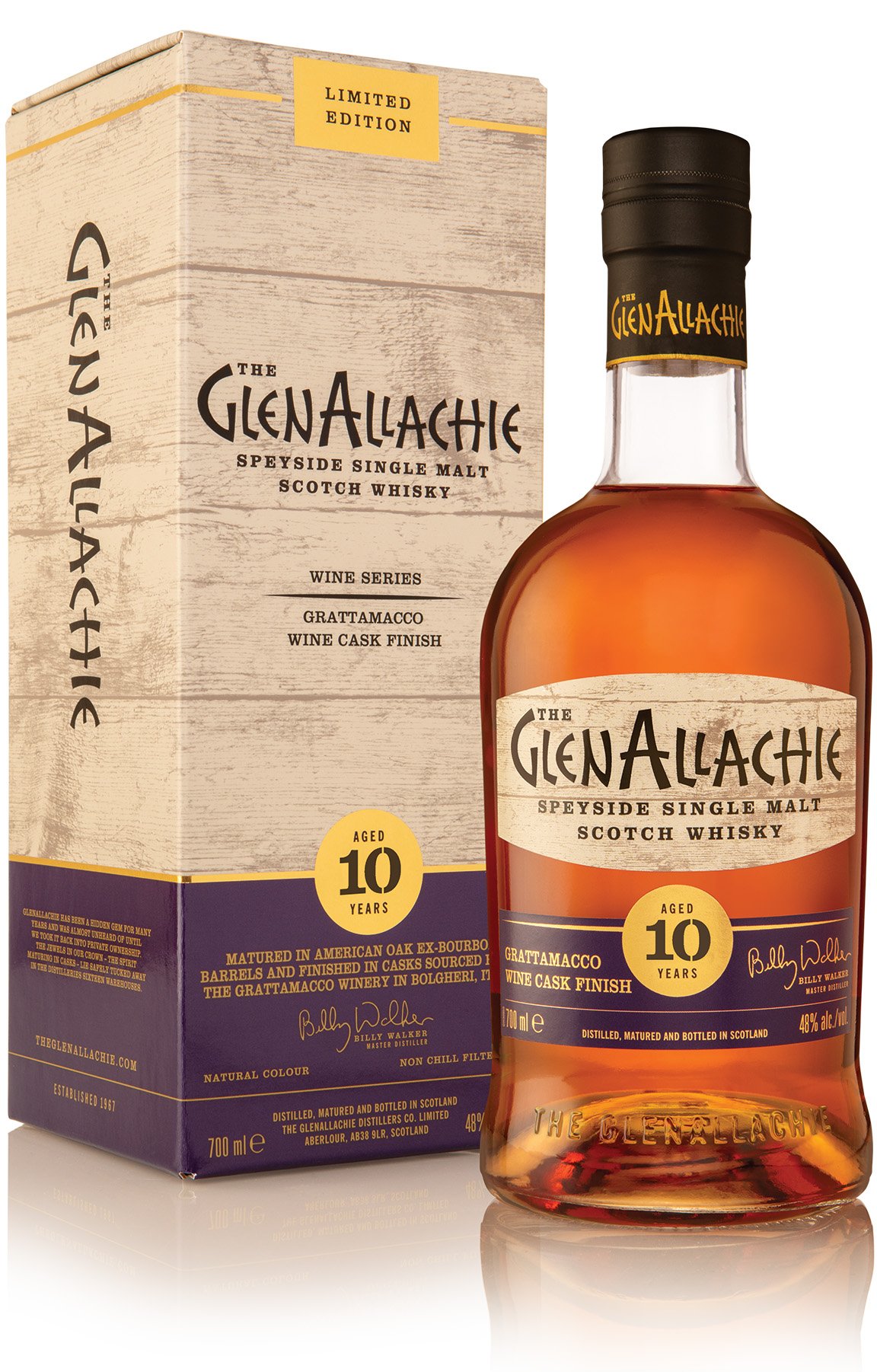 The GlenAllachie 10 Year Old Grattamacco Wine Cask Finish