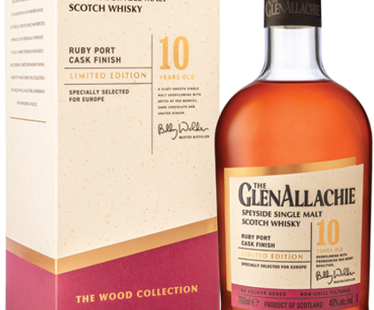 The GlenAllachie 10-year-old Ruby Port Cask Finish
