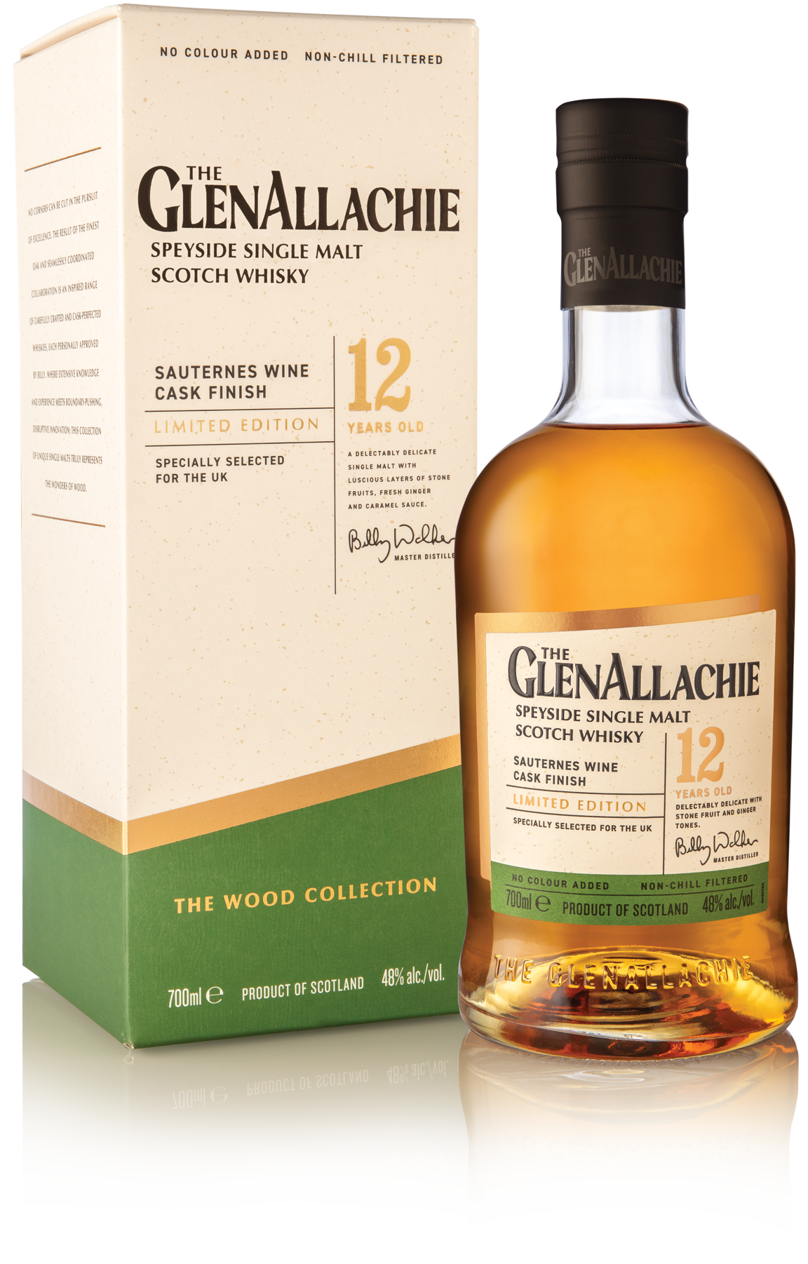 The GlenAllachie 12-year-old Sauternes Wine Cask Finish