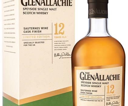 The GlenAllachie 12-year-old Sauternes Wine Cask Finish