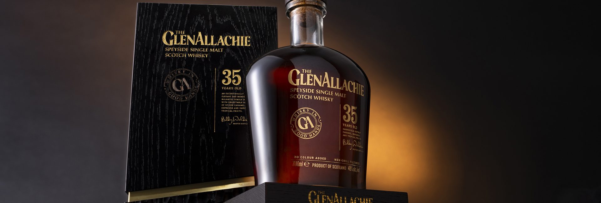 The GlenAllachie 35-year-old Hero Shot