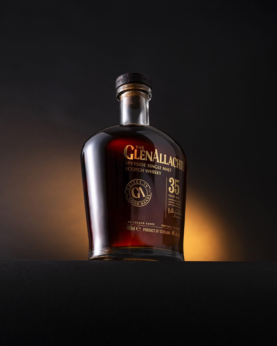 The GlenAllachie 35-year-old Hero Shot - bottle