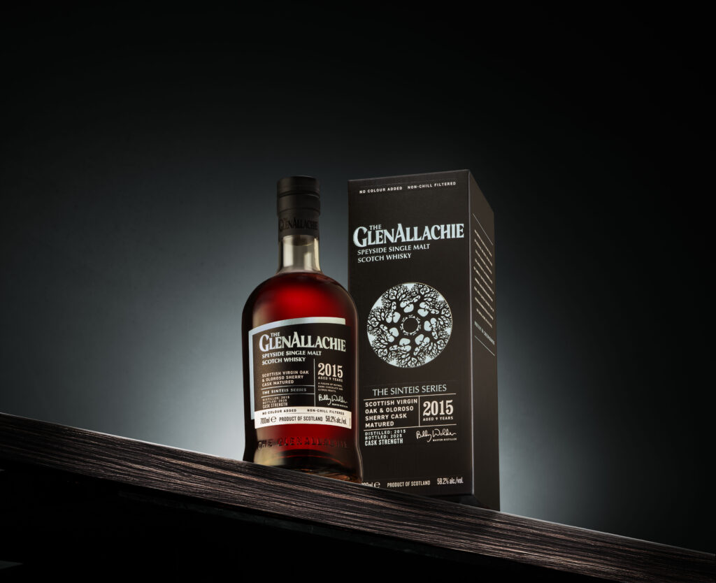 The GlenAllachie Sinteis Series Part Two 2015 Scottish Virgin Oak and Oloroso Sherry Cask Matured Single Malt Speyside Scotch Whisky