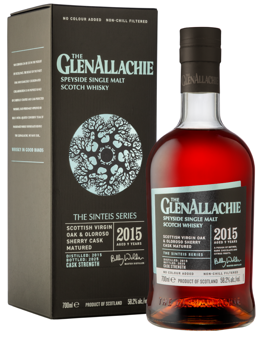 The GlenAllachie Sinteis Series Part Two Single Malt Whisky Scottish Virgin Oak & Oloroso Sherry cask matured