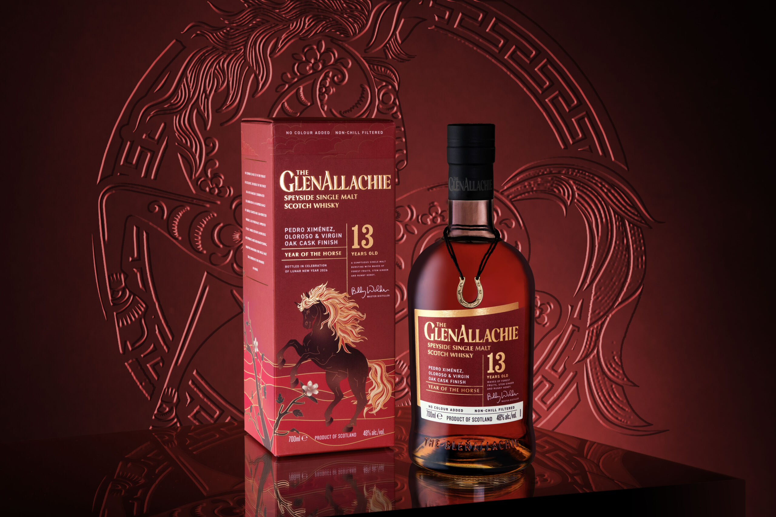 The GlenAllachie Marks the Year of the Fire Horse with Limited
