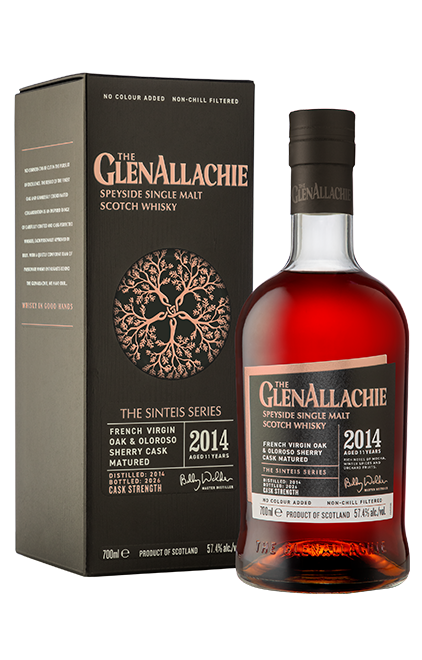 The GlenAllachie Sinteis Part III 2014 French Virgin Oak and Oloroso Sherry Cask Matured