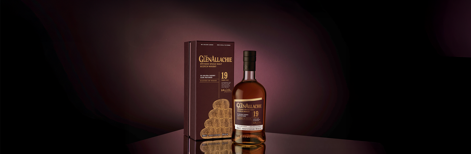 The GlenAllachie Masters of Wood 19-year-old Ex-Solera Sherry Cask Matured Single Malt Scotch Whisky
