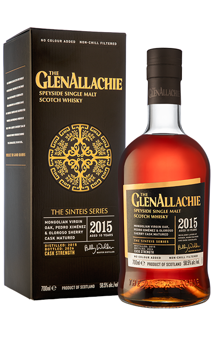 The GlenAllachie Sinteis Part IV - 2015 Mongolian Virgin Oak, Pedro Ximenez & Oloroso Sherry Cask Matured